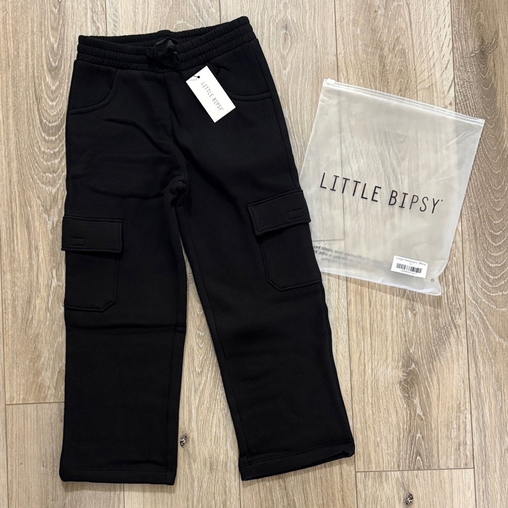 Little Bipsy CARGO SWEATPANT - BLACK